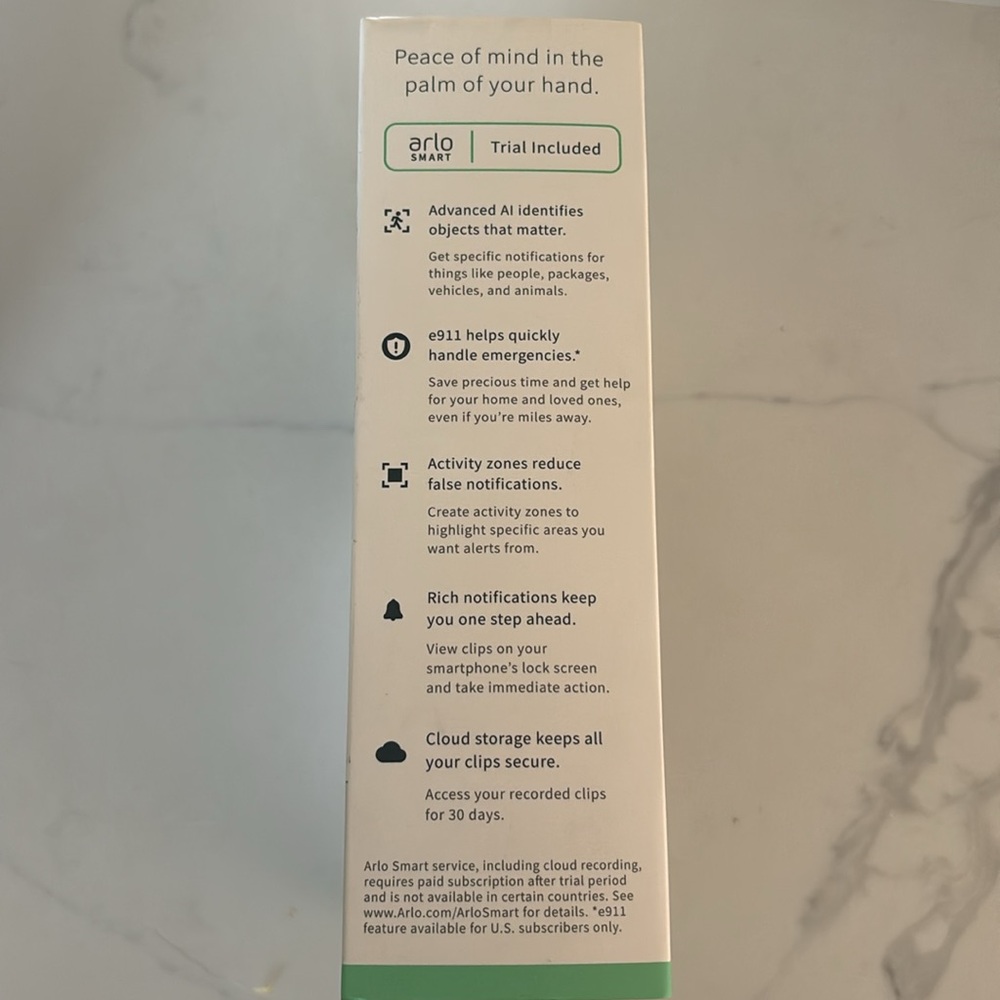 NIB NWT Arlo Wired Video Doorbell - Picture 4 of 7